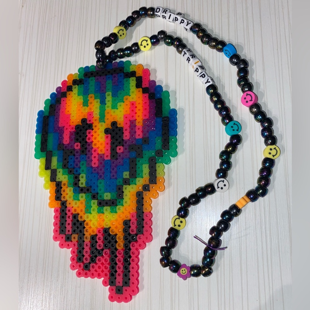 Kandi | Necklace | Perler | Festival | EDM | Rave